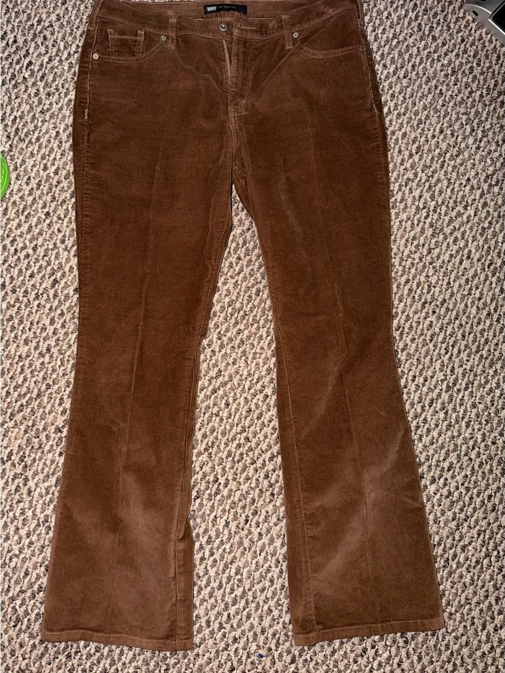 Levi's Women's Corduroy Flare Jeans in Brown